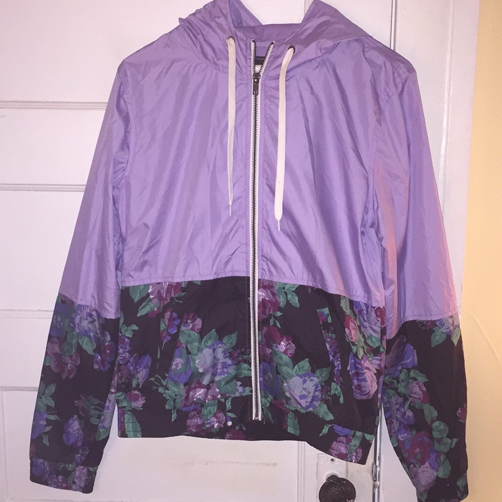 Zumiez lavender windbreaker